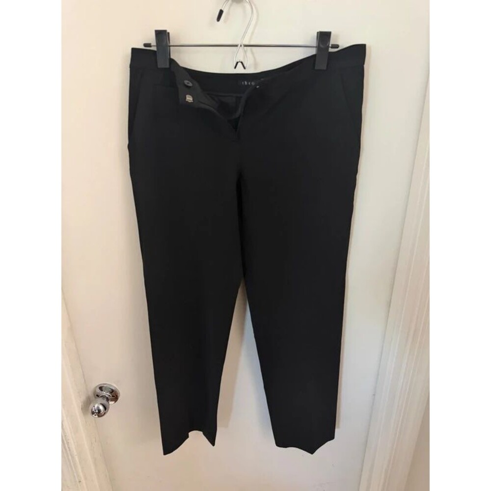Theory Women’s Black Tailored Dress Pants, size 8